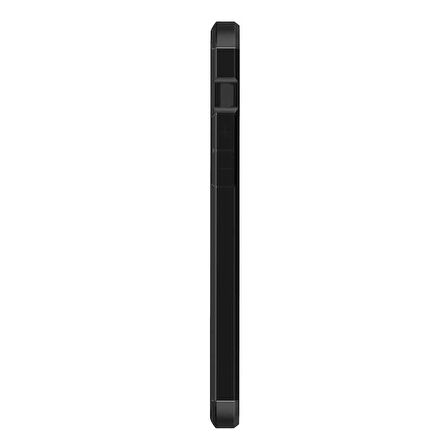 iPhone 12 Pro Max Uyumlu Zore İnoks Kılıf-Siyah