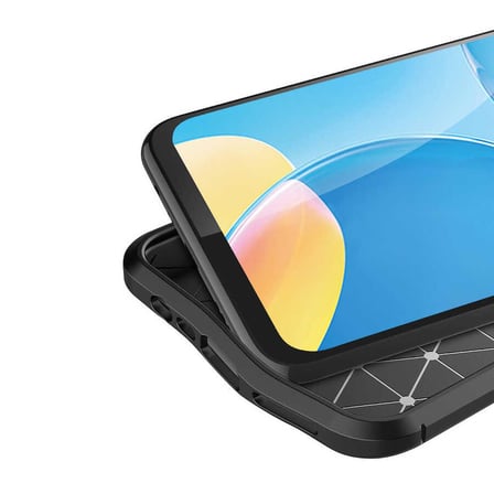 Oppo A15S Kılıf OMSY Niss Silikon Kapak-Lacivert