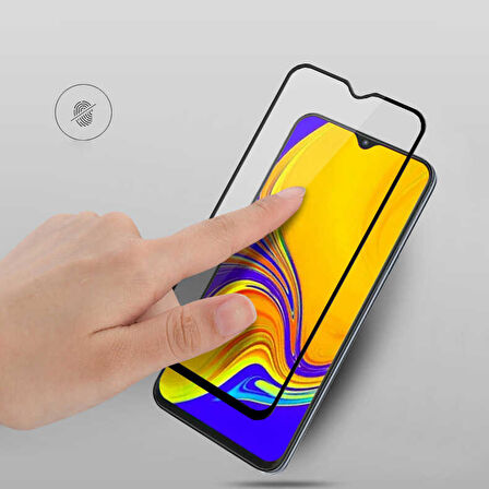 Oppo A15S Uyumlu Zore Kenarları Kırılmaya Dayanıklı Cam Ekran Koruyucu