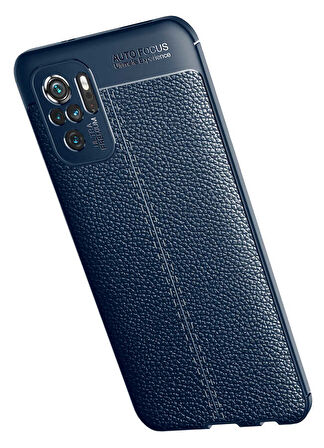 Xiaomi Poco M5S Kılıf Zore Niss Silikon Kapak-Lacivert