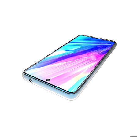 Galaxy A72 Uyumlu Zore Süper Silikon Kapak-Renksiz