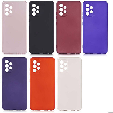 Galaxy A32 4G Uyumlu Zore Premier Silikon Kapak-Rose Gold