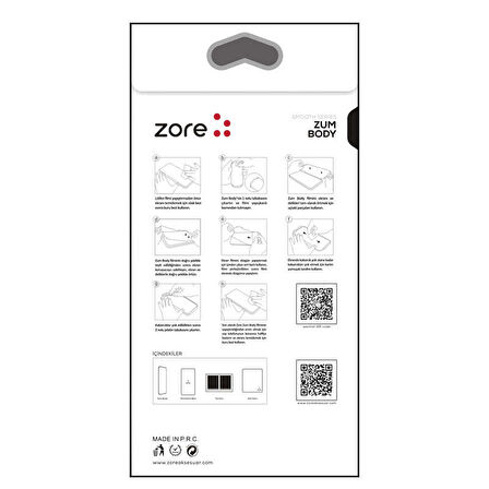 Galaxy S20 Uyumlu Zore Zum Body Ekran Koruyucu