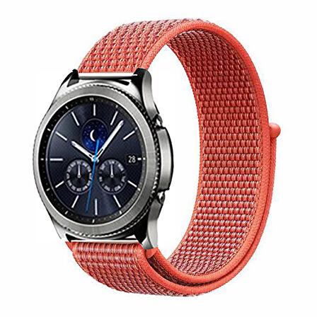 ​​Gear S3 (22mm) Uyumlu KRD-03 Hasır Zore Kordon-NO19
