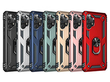 Galaxy A32 4G Uyumlu Zore Vega Kapak-Mavi