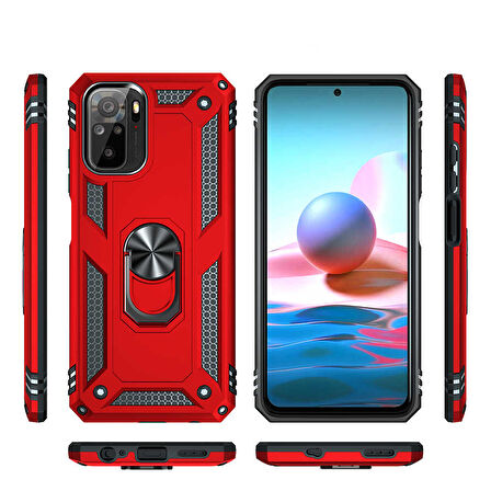Xiaomi Poco M5S Kılıf Zore Vega Kapak-Mavi