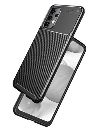 Galaxy A32 4G Uyumlu Zore Negro Silikon Kapak-Lacivert