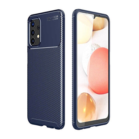 Galaxy A32 4G Uyumlu Zore Negro Silikon Kapak-Lacivert
