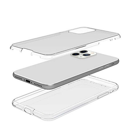 iPhone 12 Pro Uyumlu Zore Enjoy Kılıf-Renksiz