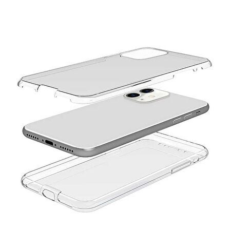 iPhone 12 Uyumlu Zore Enjoy Kılıf-Renksiz