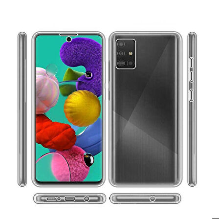 Galaxy A51 Uyumlu Zore Enjoy Kapak-Renksiz