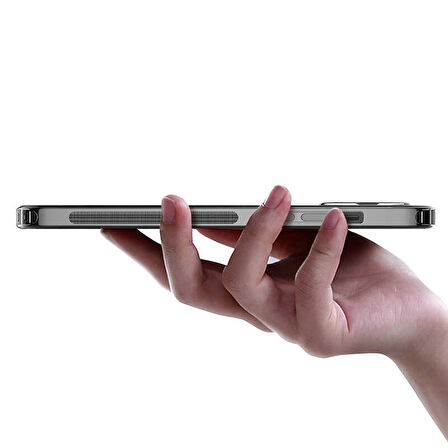 iPhone 12 Pro Max Uyumlu Zore İmax Silikon-Siyah