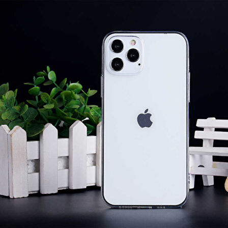 iPhone 12 Pro Max Uyumlu Zore İmax Silikon-Siyah