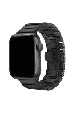 Apple Watch 38mm Uyumlu Krd-41 Metal Kordon Gümüş