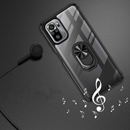 Xiaomi Poco M5S Kılıf Zore Mola Kapak-Kırmızı