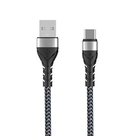 Siyah Bax Type - C Usb Kablo 1M-Zore