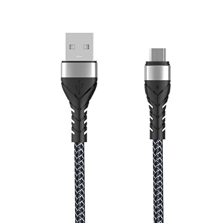 Siyah Bax Micro Usb Kablo 1M-Zore