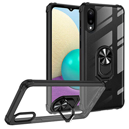 Galaxy A02 Uyumlu Zore Mola Kapak-Siyah