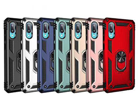 Galaxy A02 Uyumlu Zore Vega Kapak-Kırmızı