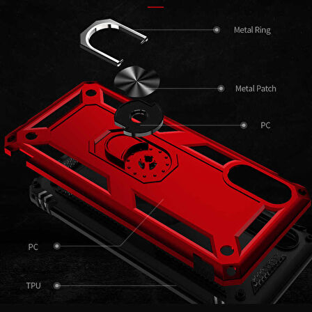 Galaxy A02 Uyumlu Zore Vega Kapak-Rose Gold