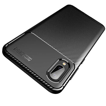 Galaxy A02 Uyumlu Zore Negro Silikon Kapak-Kahverengi