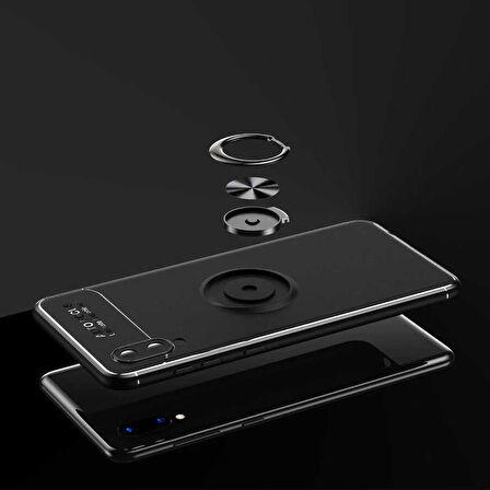 Galaxy A02 Uyumlu Zore Ravel Silikon Kapak-Siyah