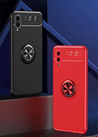 Galaxy A02 Uyumlu Zore Ravel Silikon Kapak-Kırmızı