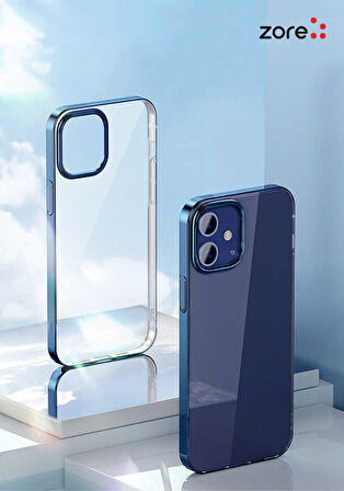 iPhone 11 Uyumlu Zore Pixel Kapak-Lacivert