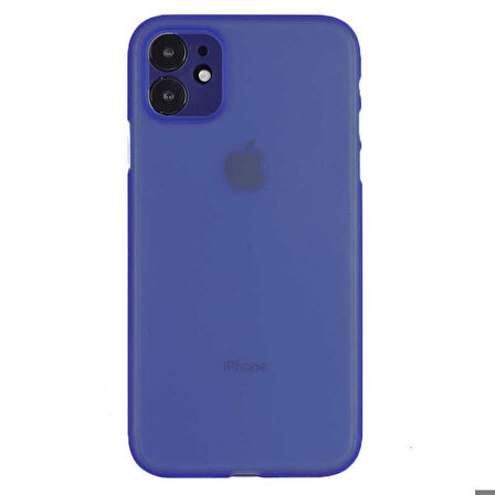 iPhone 12 Uyumlu ​​Ensueno Tiny Kapak-Mavi