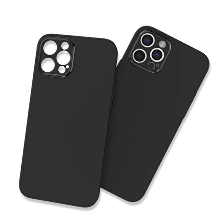 iPhone 12 Pro Max Uyumlu ​​ Tiny Kılıf-Siyah