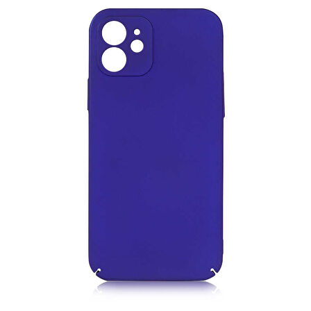 iPhone 12 Uyumlu Zore Kapp Kılıf-Saks Mavi