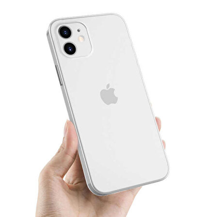 iPhone 12 Uyumlu Zore Blok Kapak-Renksiz