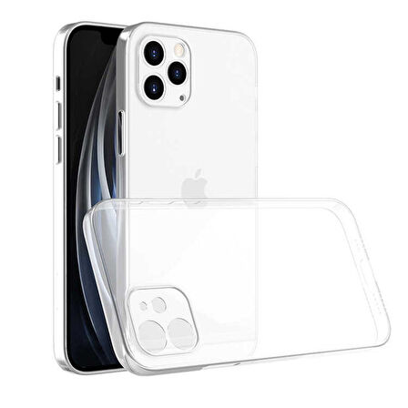 iPhone 12 Pro Max Uyumlu Zore Blok Kapak-Renksiz