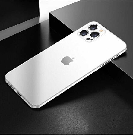 iPhone 12 Pro Max Uyumlu Zore Blok Kapak-Renksiz
