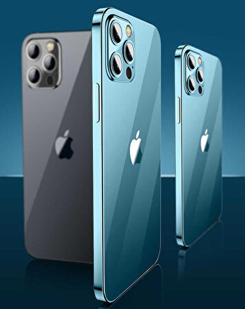 iPhone 12 Pro Max Uyumlu Zore Blok Kapak-Renksiz
