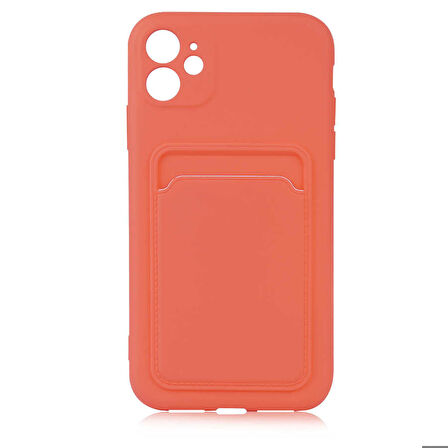 iPhone 12 Uyumlu ​​Zore Ofix Kapak-Koyu Turuncu