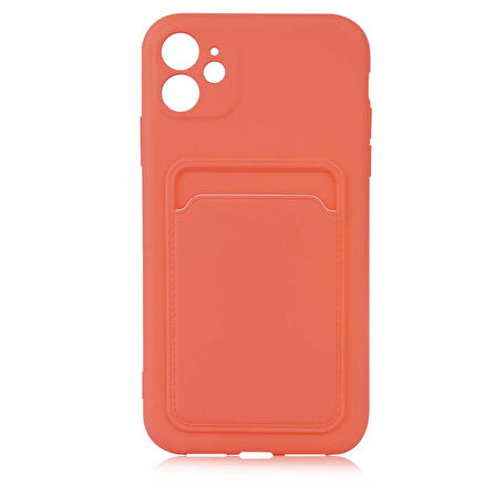 iPhone 12 Uyumlu ​​Zore Ofix Kapak-Koyu Turuncu