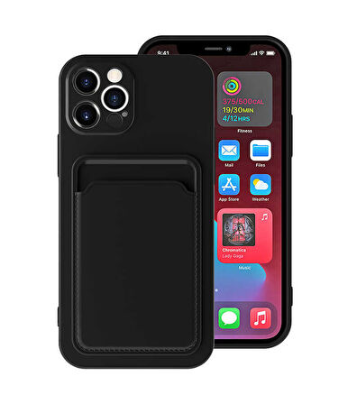 iPhone 12 Pro Uyumlu ​​ Ofix Kılıf-Siyah