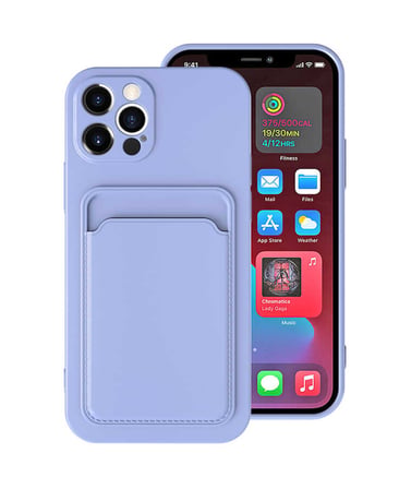 iPhone 12 Pro Max Uyumlu NRTK ​​ Ofix Kılıf-Lila