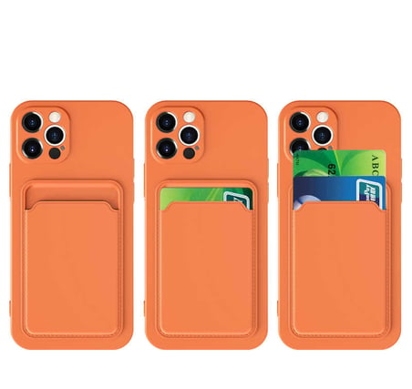 iPhone 12 Pro Max Uyumlu NRTK ​​ Ofix Kılıf-Turuncu