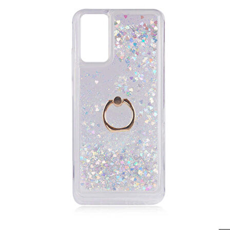 Galaxy A02S Uyumlu Zore Milce Kapak-Gümüş