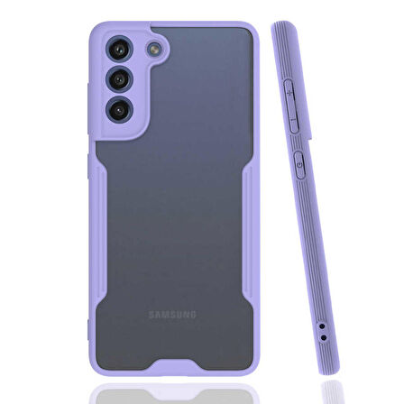 Galaxy S21 FE Uyumlu Zore Parfe Kapak-Mor