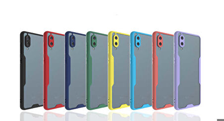 Galaxy A02 Uyumlu Zore Parfe Kapak-Koyu Yeşil