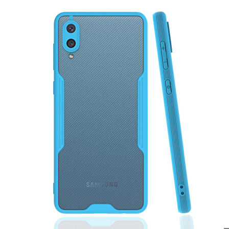 Galaxy A02 Uyumlu Zore Parfe Kapak-Mavi