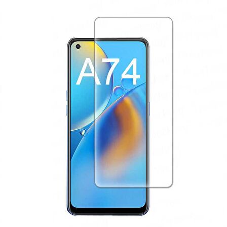 Oppo A74 4G Zore Maxi Glass Temperli Cam Ekran Koruyucu