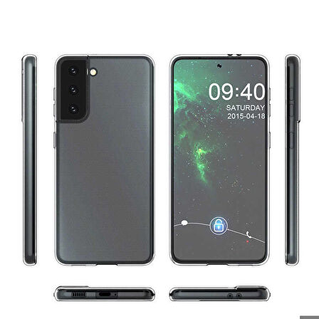 Galaxy S21 FE Uyumlu Zore Süper Silikon Kapak-Renksiz