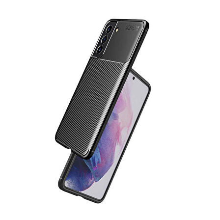 Galaxy S21 FE Uyumlu Zore Negro Silikon Kapak-Lacivert