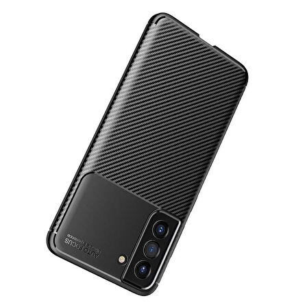 Galaxy S21 FE Uyumlu Zore Negro Silikon Kapak-Lacivert
