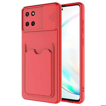 Galaxy A81 (Note 10 Lite) Uyumlu ​Zore Kartix Kapak-Kırmızı