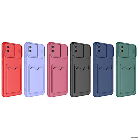 Galaxy A02 Uyumlu ​Zore Kartix Kapak-Koyu Mor
